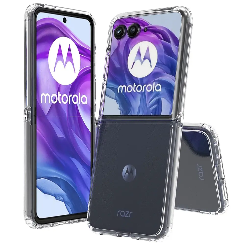 Hybridskal Motorola Razr 50 Ultra Genomskinlig