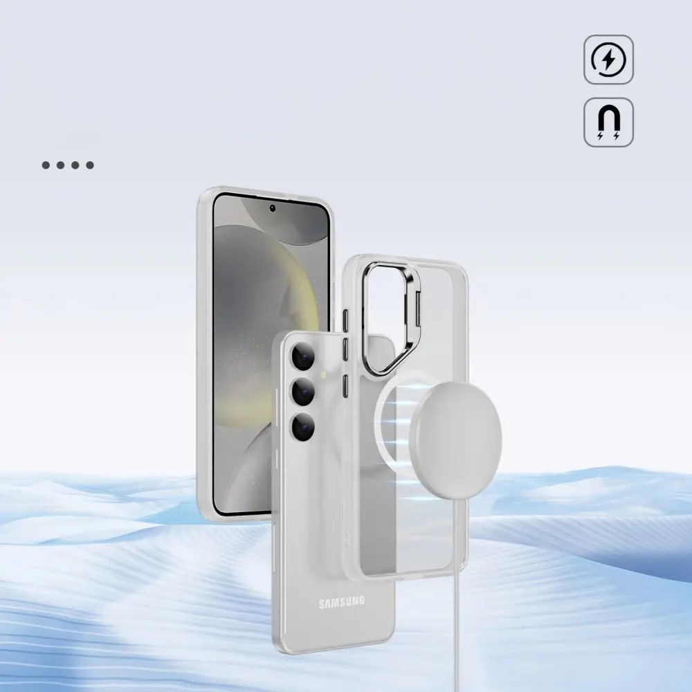 Hybridskal Kickstand MagSafe Samsung Galaxy S26 Genomskinlig