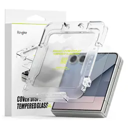 Samsung Galaxy Z Flip 7 Ytterskärmskydd i glas med installationsram (2-pack)