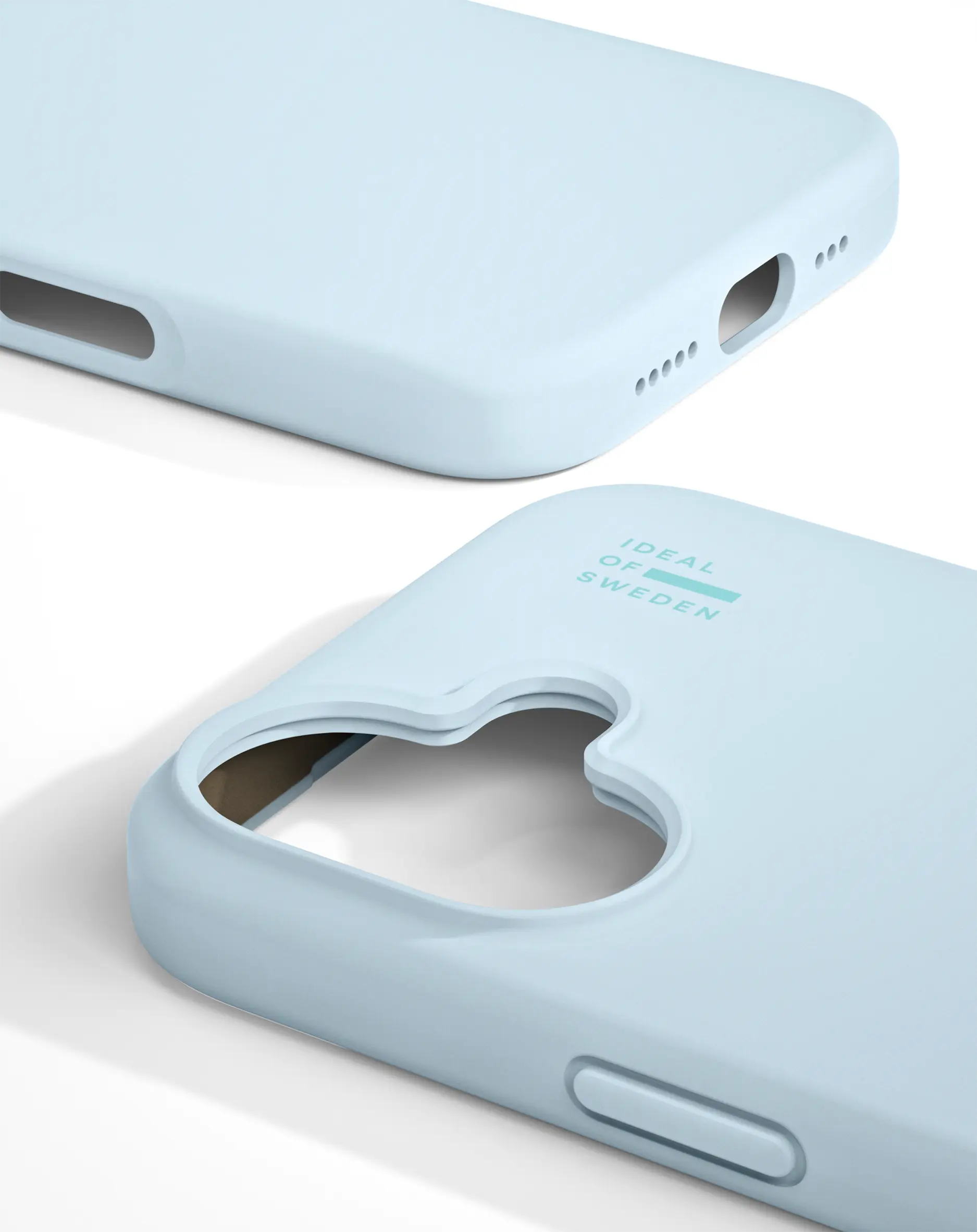 MagSafe Silicone Case iPhone 17 Light Blue