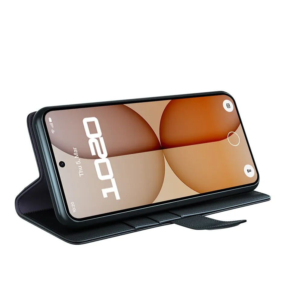 Äkta Läderfodral Nothing Phone 4a Svart