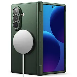 Samsung Galaxy Z Fold 8 Ultra Magnetiskt Onyx Flap Skal, Dark Green