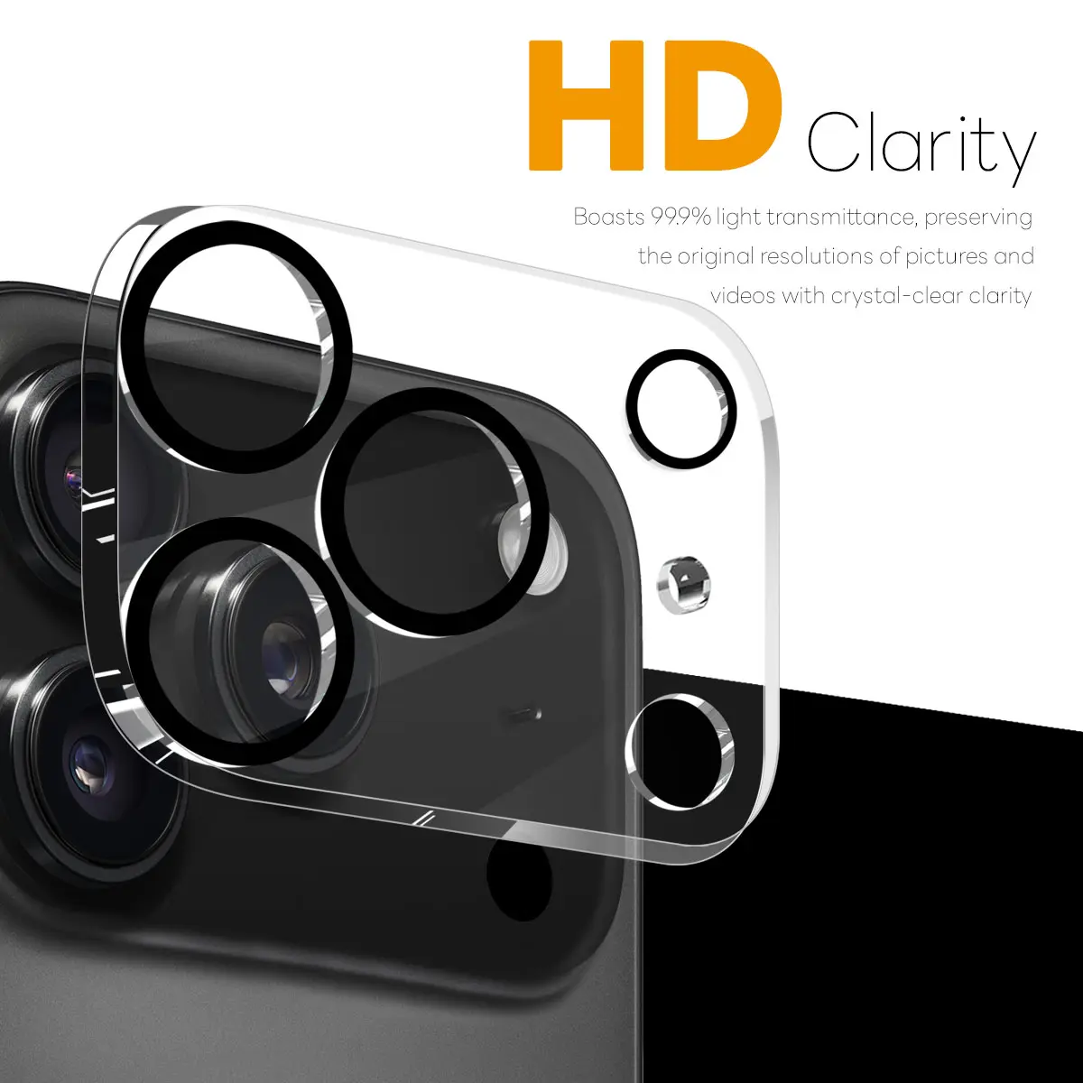 Kameraskydd Härdat Glas iPhone 17 Pro Max (2-pack)