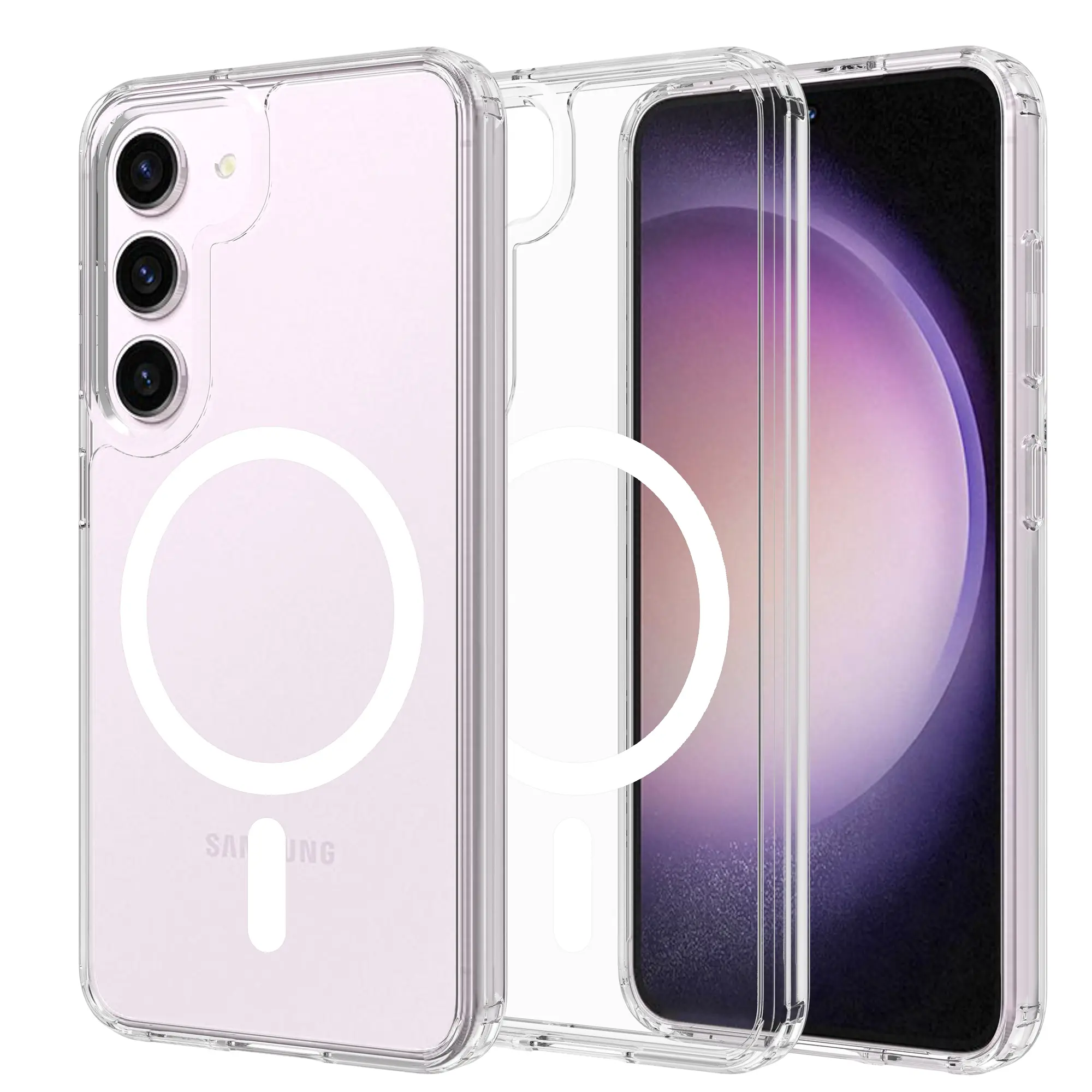 Hybridcover MagSafe Samsung Galaxy S23 Gennemsigtig