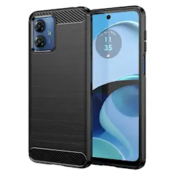 Motorola Moto G14 Cover TPU Brushed Sort