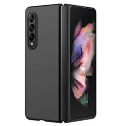 Hard Case Rubberized Samsung Galaxy Z Fold 4 Musta