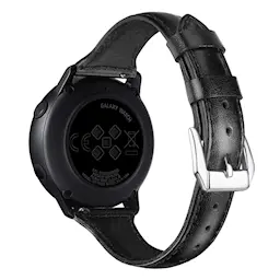Slim Læderrem Garmin Vivoactive 6 Sort