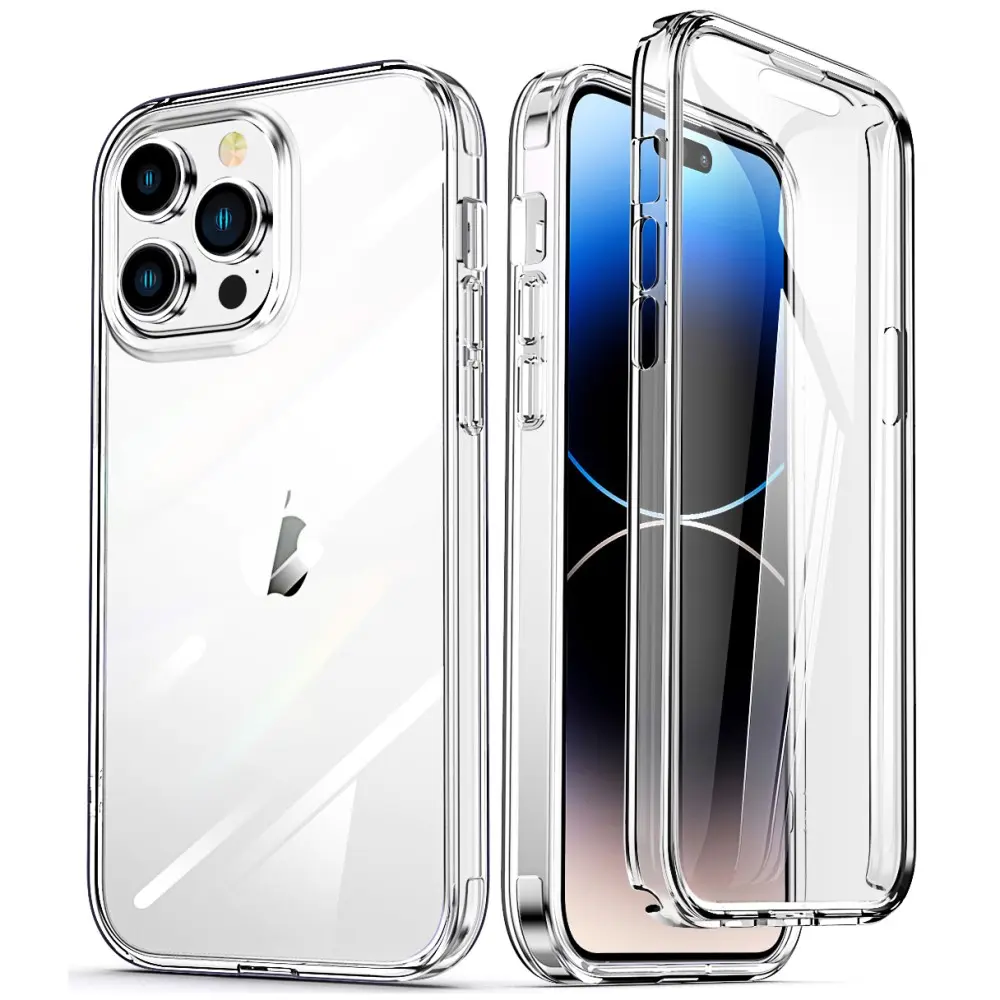 Full Protection Case iPhone 14 Pro Max Gennemsigtig