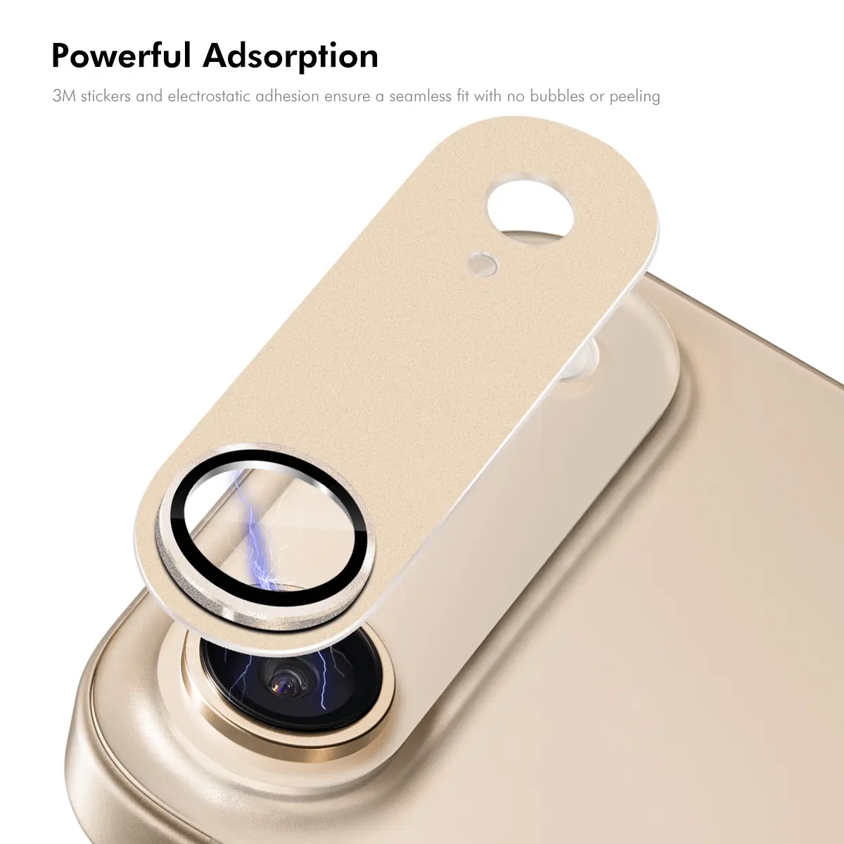 Kameraskydd Aluminium + Härdat Glas iPhone Air Brun