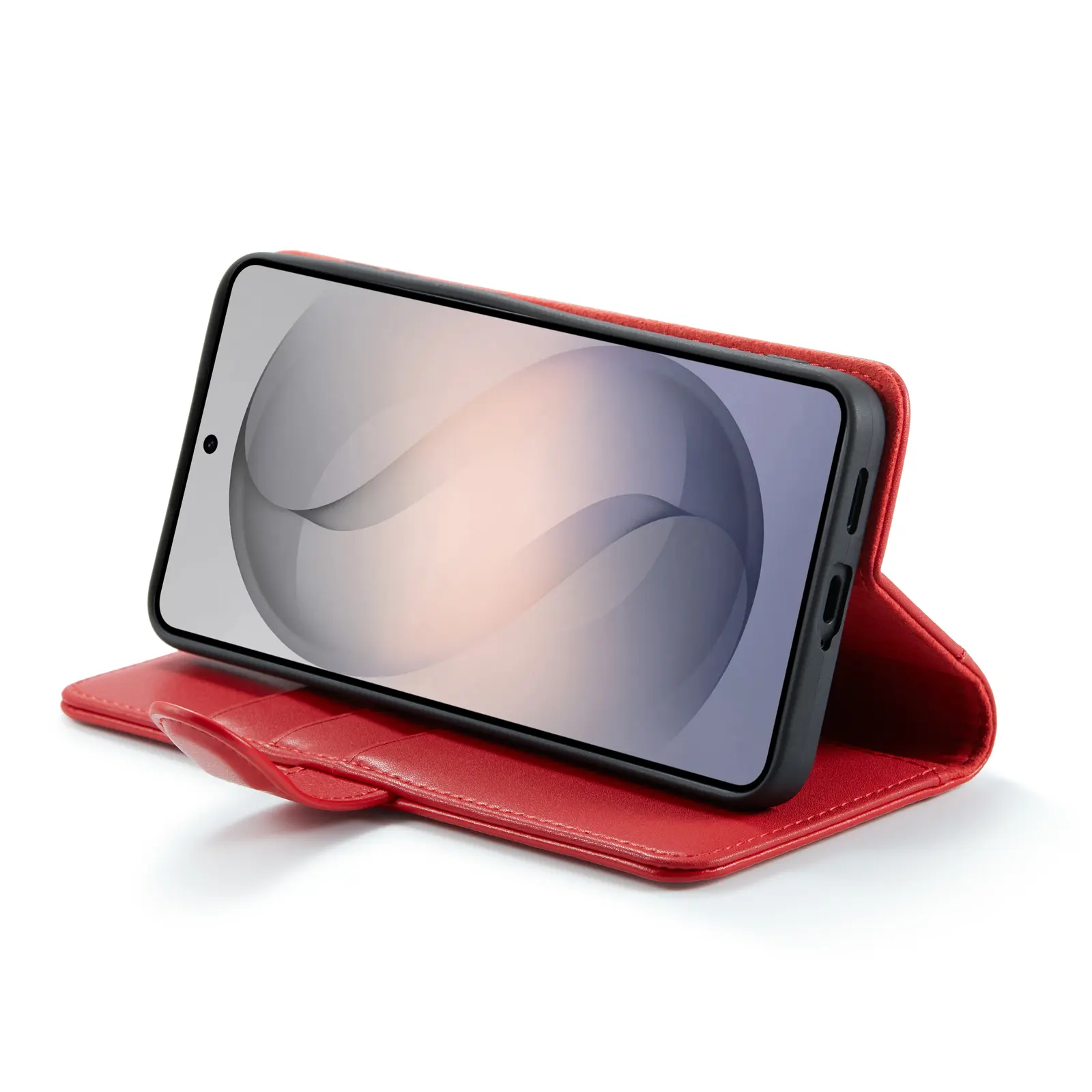 Äkta Läderfodral Samsung Galaxy S26 FE Röd