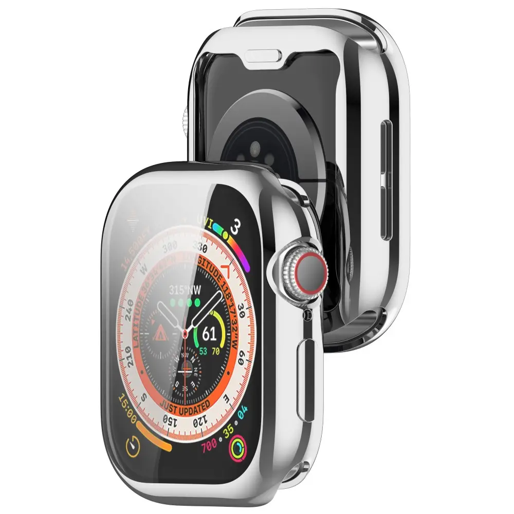 Full Protection Case Apple Watch Series 11 46mm silver