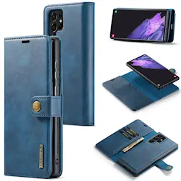 Samsung Galaxy S24 Ultra Plånboksfodral med avtagbart skal, Blue