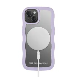 iPhone 15 The Wave Magnetic Case, Lilla