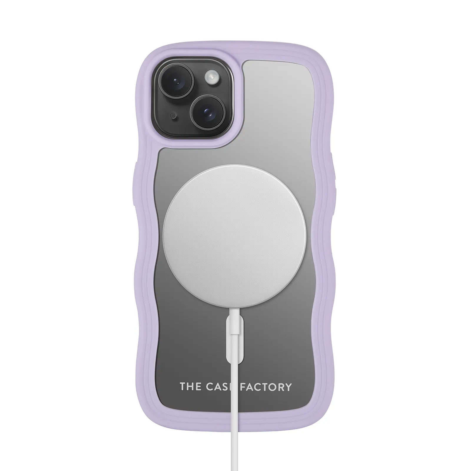The Wave Mag Case iPhone 15 Lilla