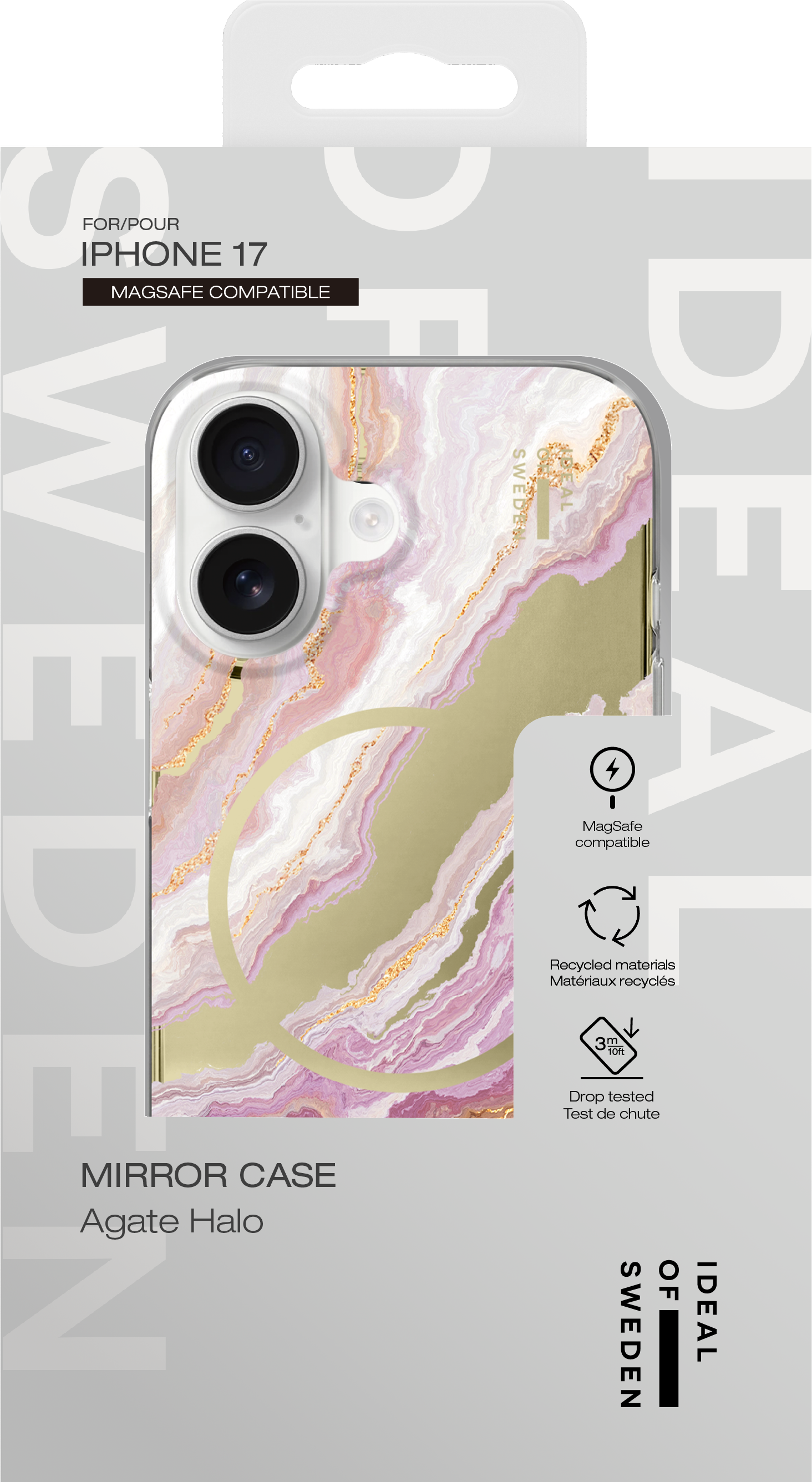 Mirror MagSafe Case iPhone 17 Agate Halo