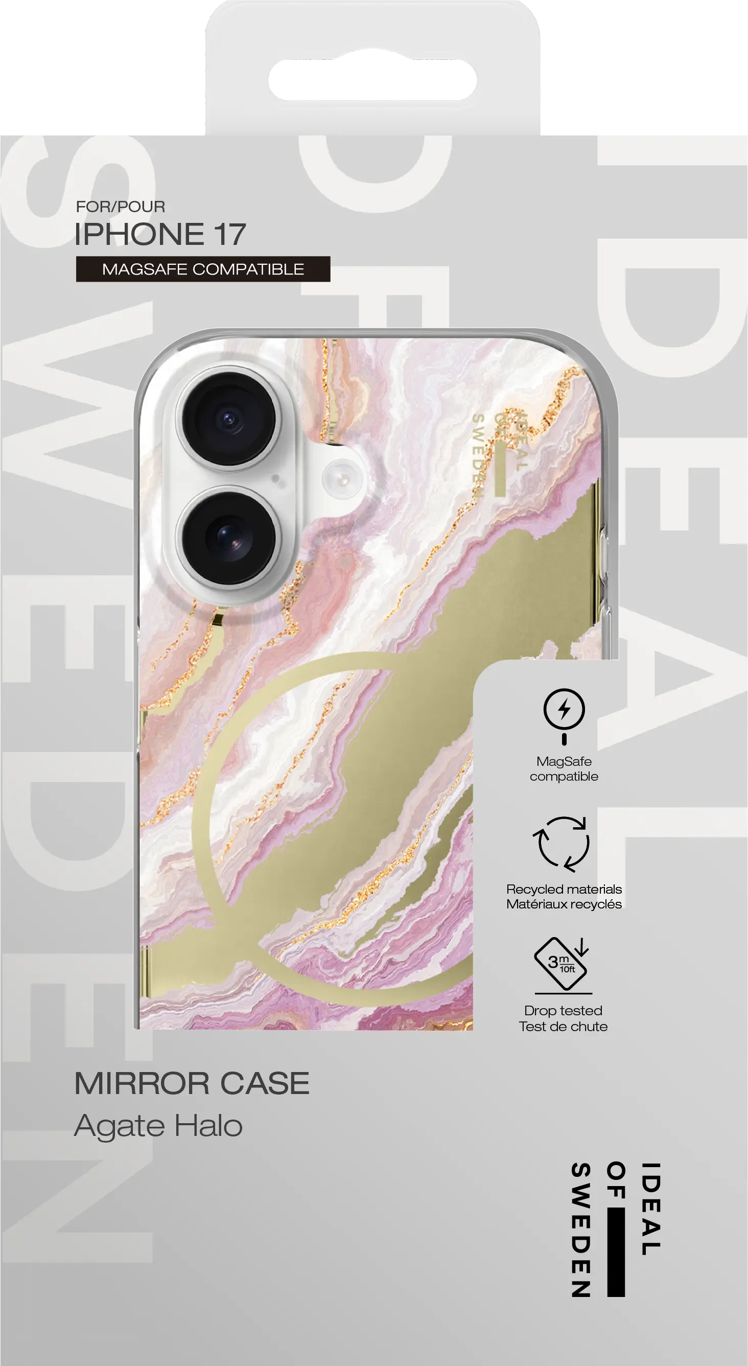 Mirror MagSafe Case iPhone 17 Agate Halo