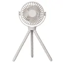 Portabel ventilator med fleksible ben, Hvid