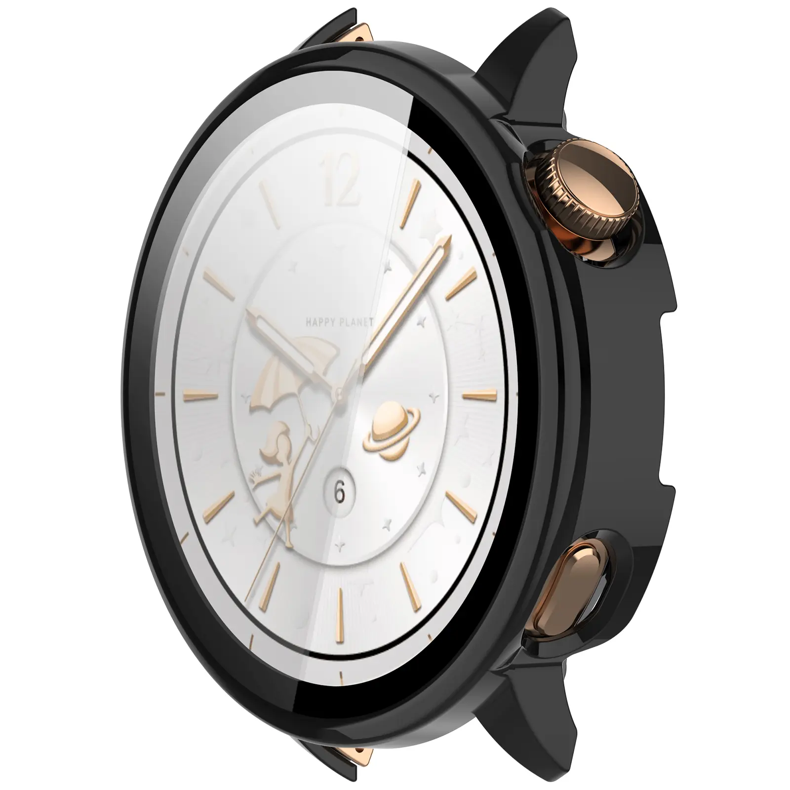 Full Cover Case  OnePlus Watch 3 43mm Svart