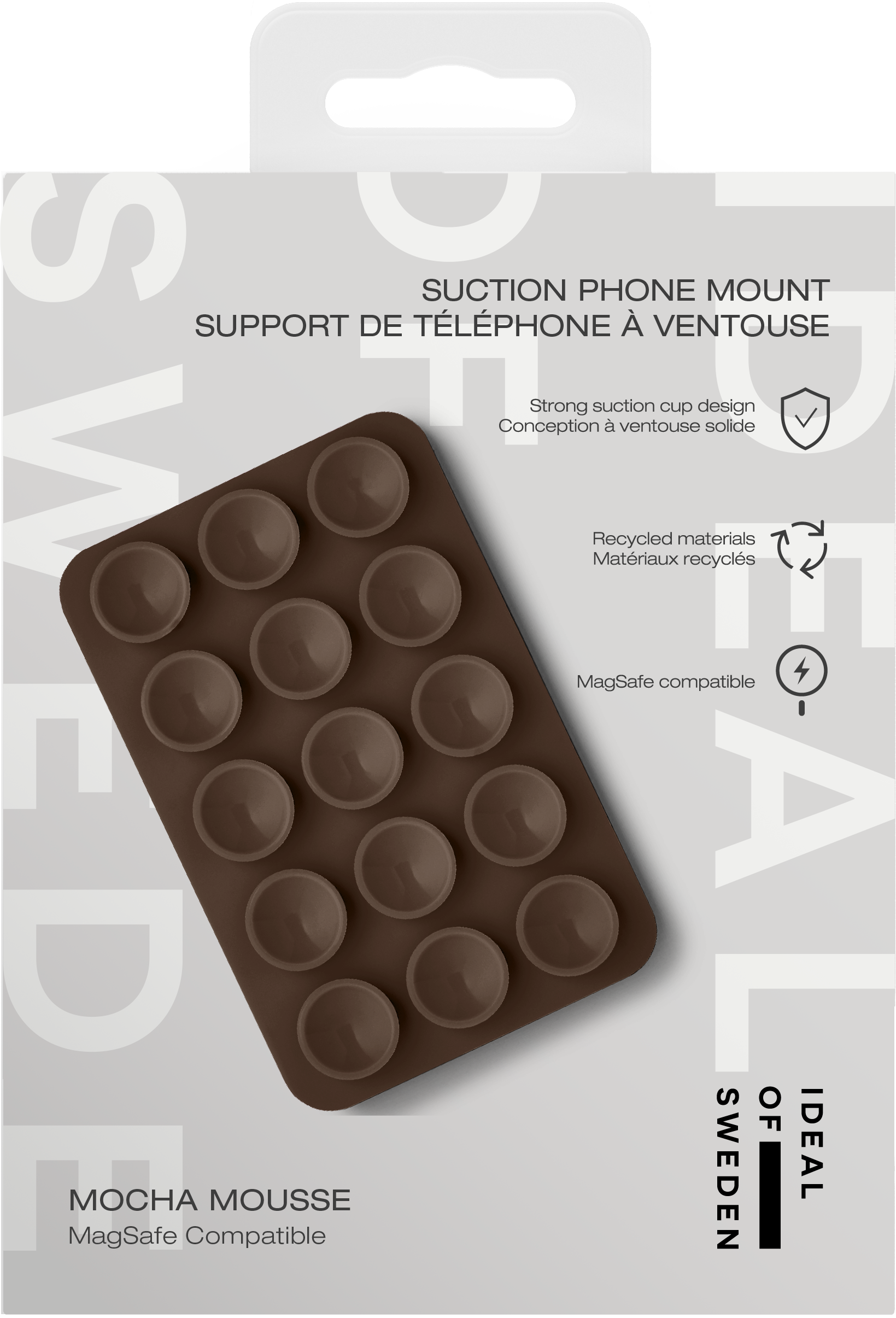 MagSafe Suction Phone Mount Mocha Mousse