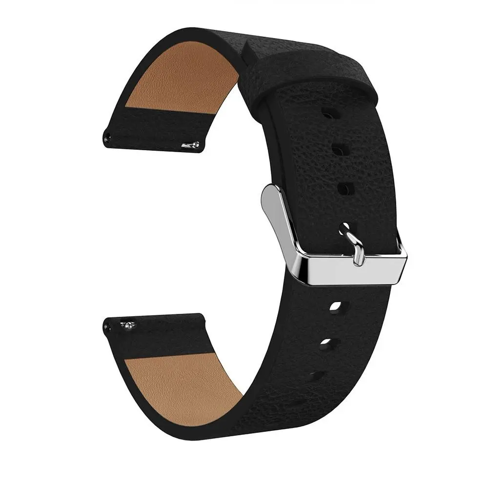 Läderarmband Fitbit Versa 2/Versa Svart