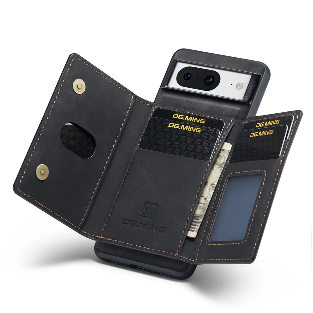 Magnetic Card Slot Case Google Pixel 8 Svart