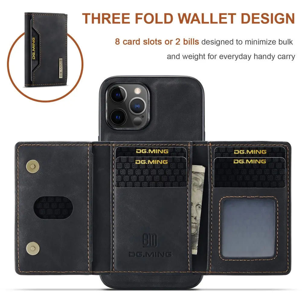 Magnetic Card Slot Case iPhone 13 Mini Svart
