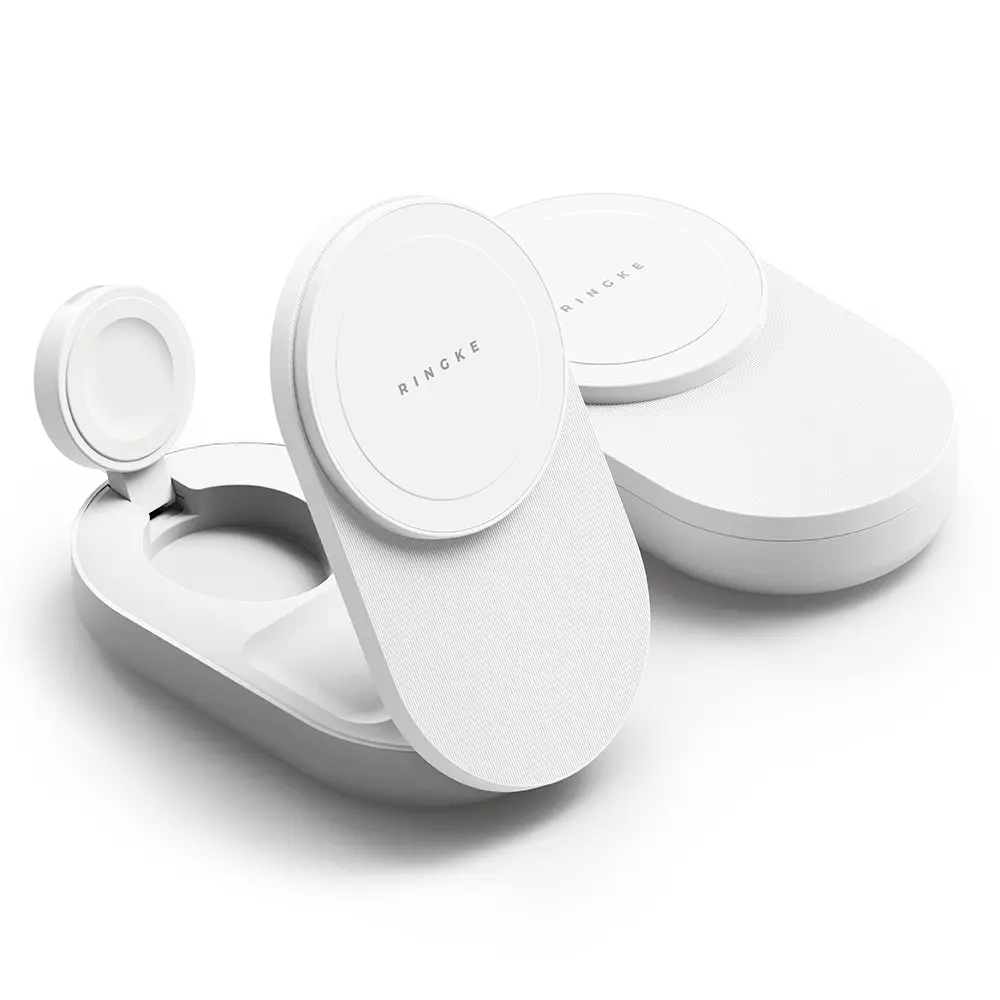 3-in-1 Qi2 Magnetic Wireless Charger Folding Stand vit