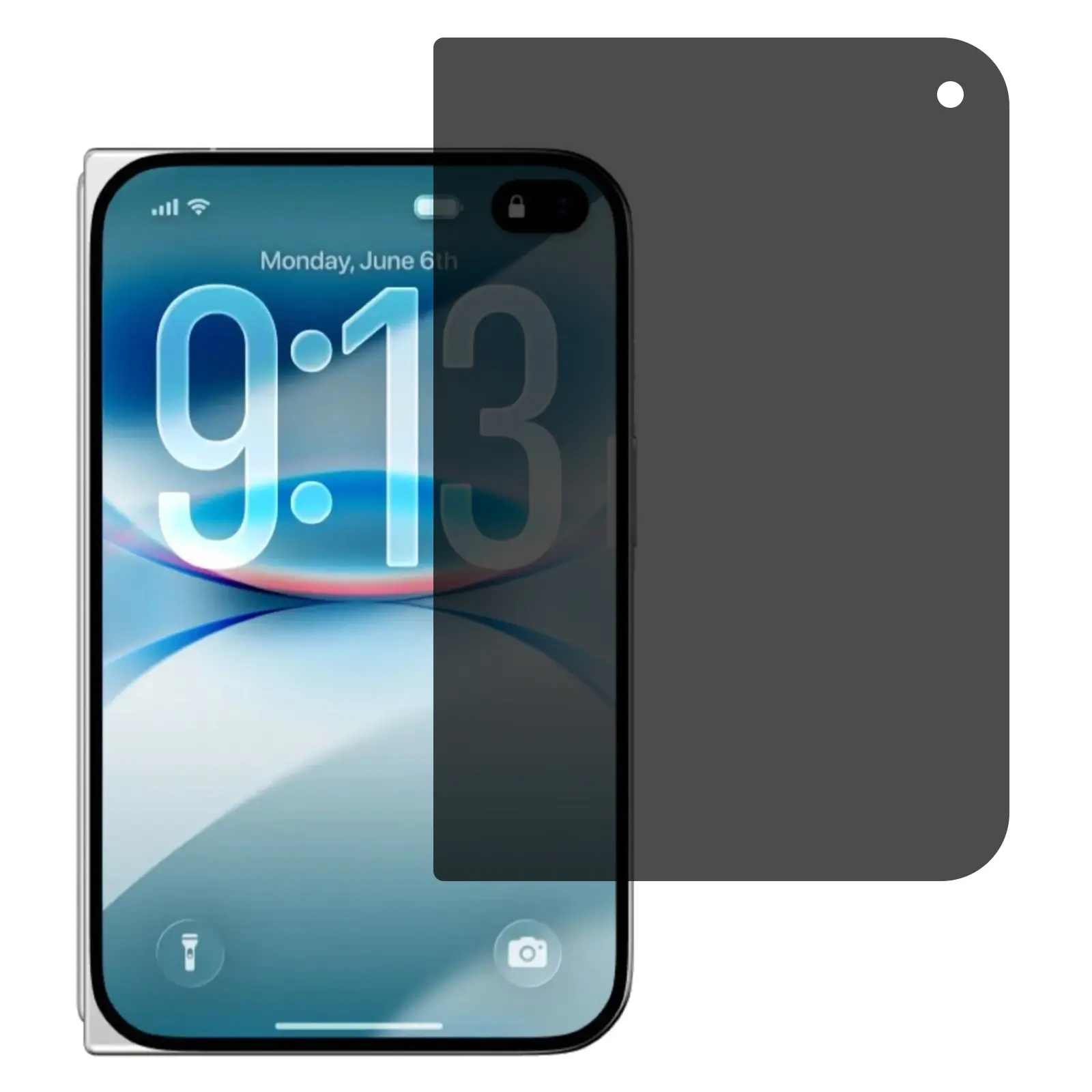 iPhone Ultra Anti-spy skjermbeskytter i glass