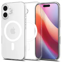 iPhone 17 Case Liquid Crystal MagSafe Clear White