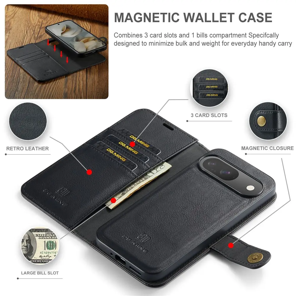 Magnet Wallet Google Pixel 11 Pro XL Black