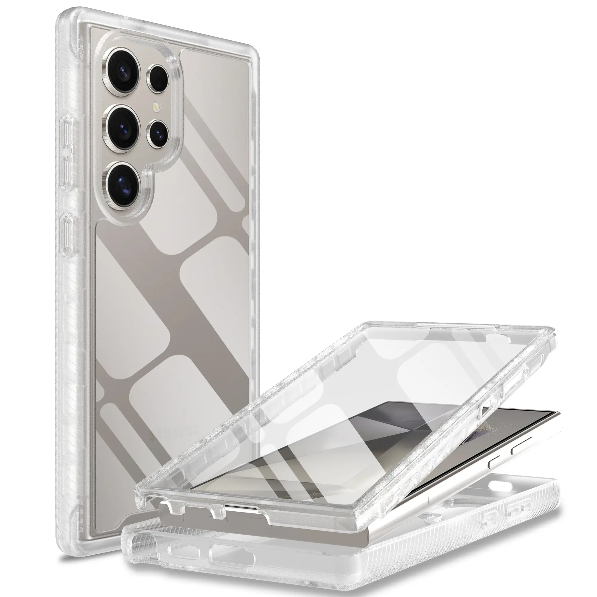 Full Protection Case Samsung Galaxy S22 Ultra Gennemsigtig