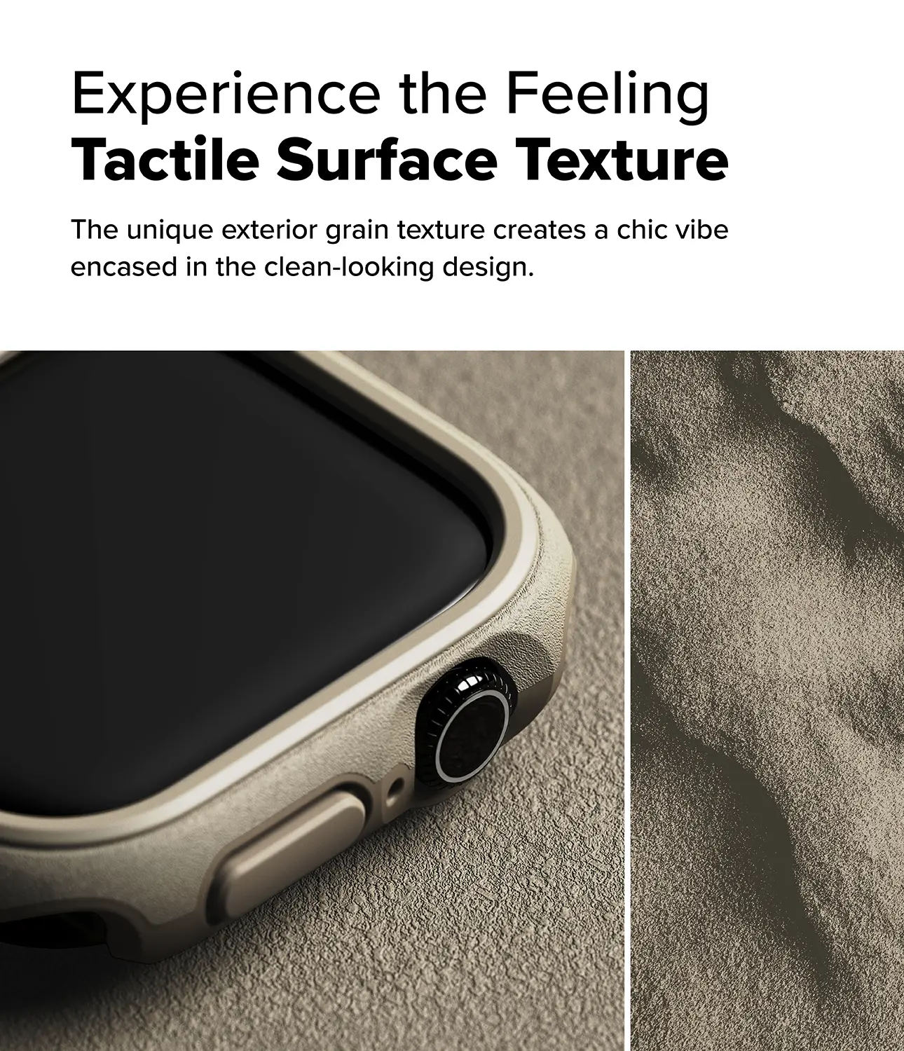 Onyx Case Apple Watch Series 11 46mm Grey Sand