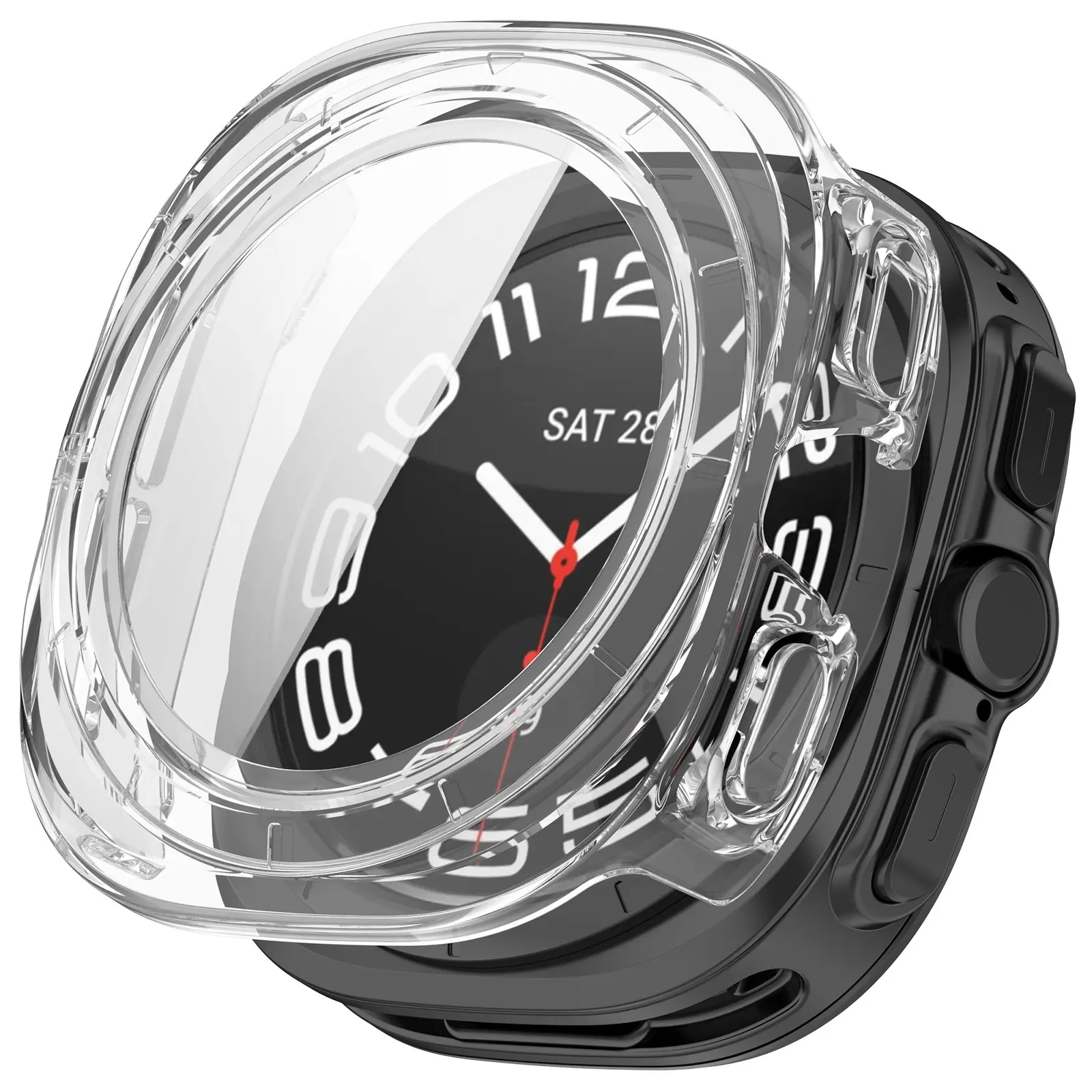 Full Cover Case Samsung Galaxy Watch Ultra 2 (2026) Genomskinlig