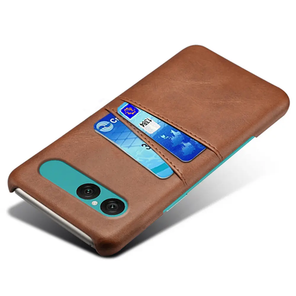 Card Slots Case Sony Xperia 10 VII Brun