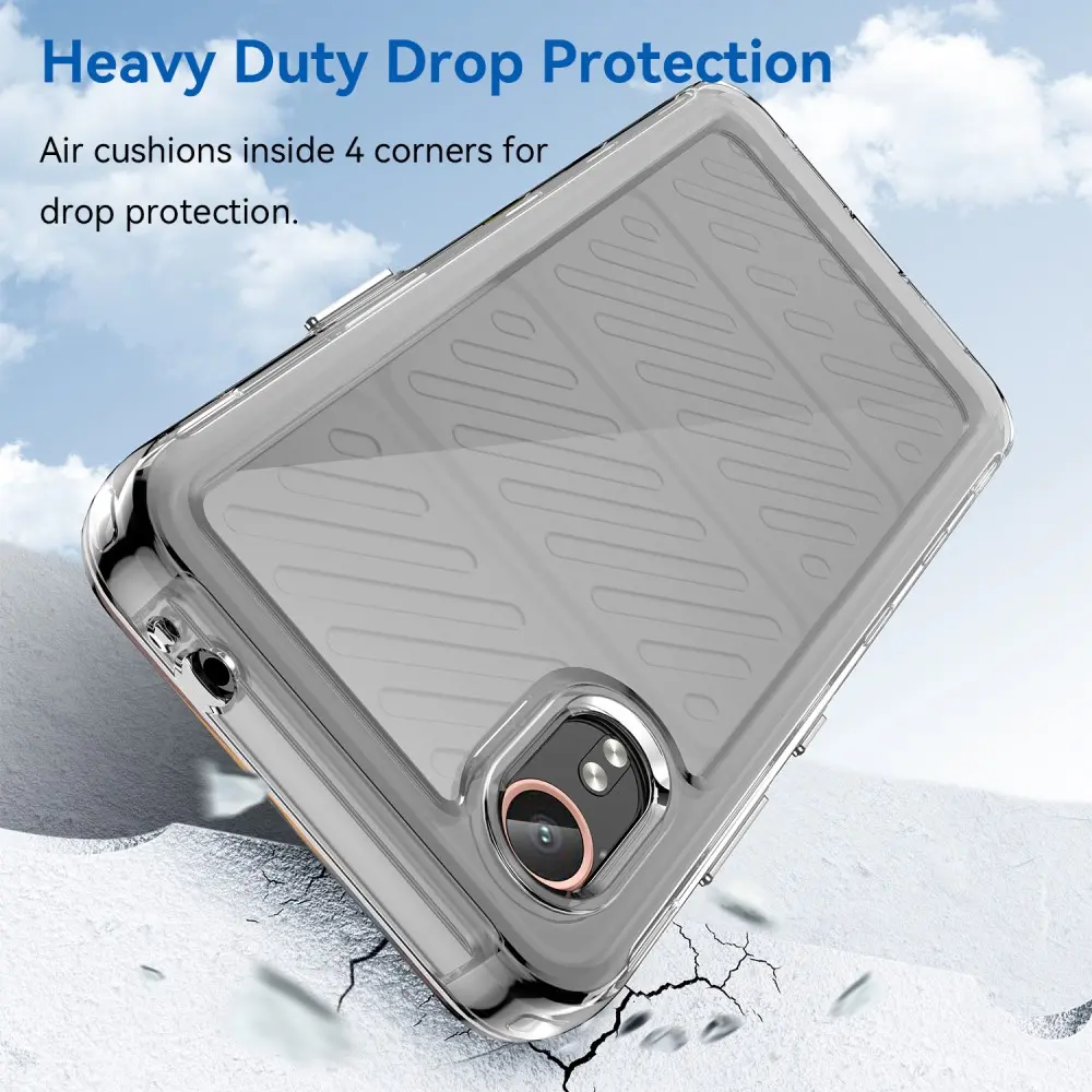 Hybridskal Samsung Galaxy Xcover 7 Genomskinlig