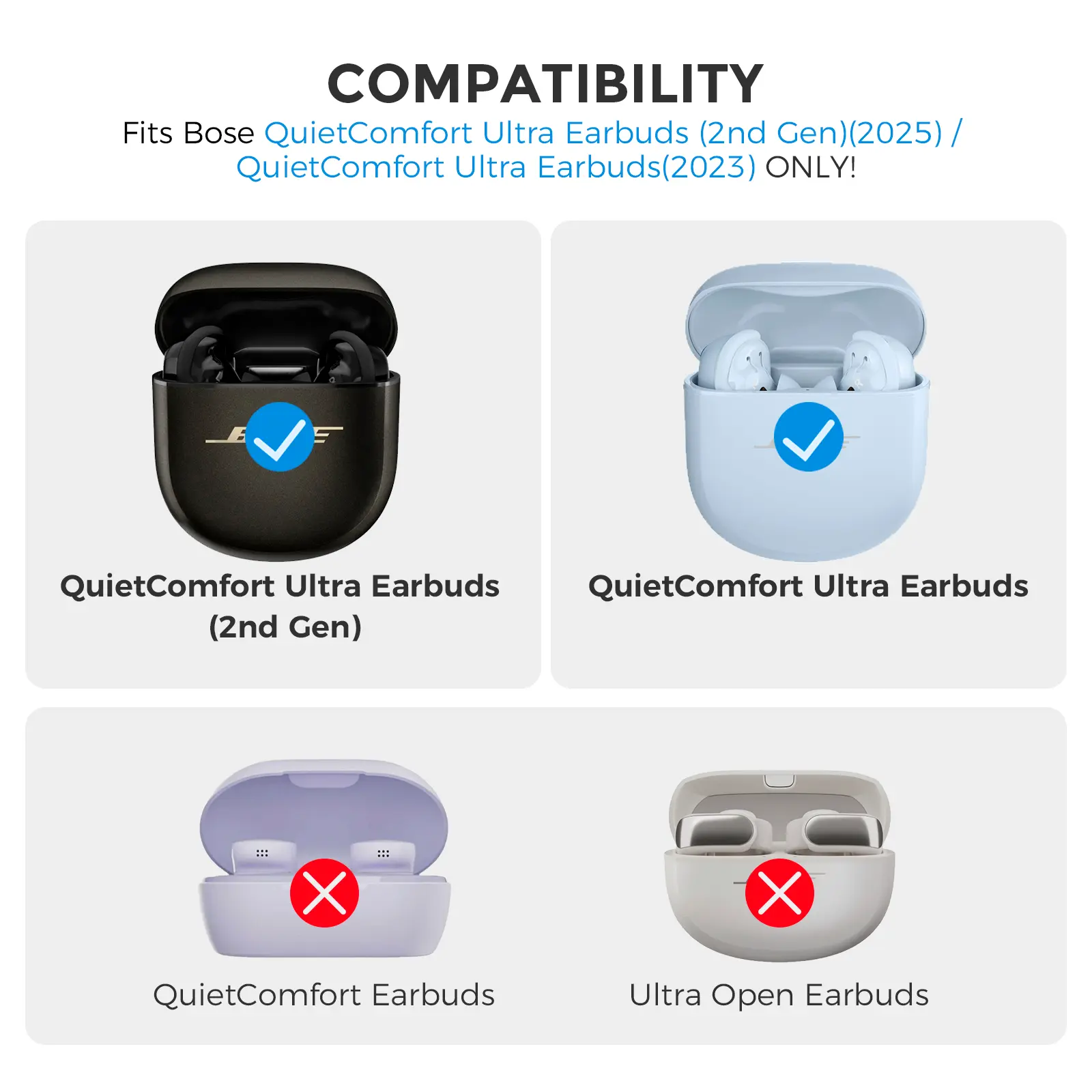 Ear Tips (3-pack)  Bose QuietComfort Ultra 2 Svart
