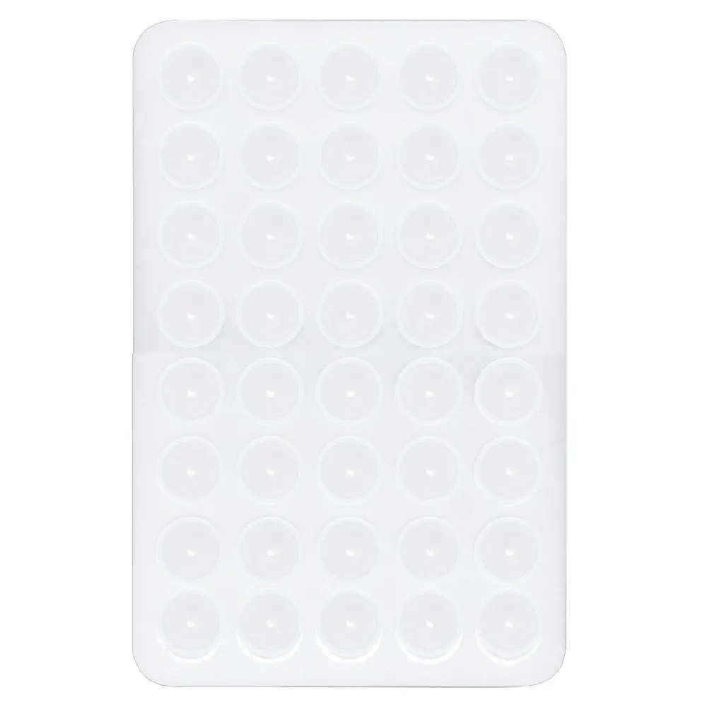 Mobilholder med dobbeltsidede sugekopper hvid