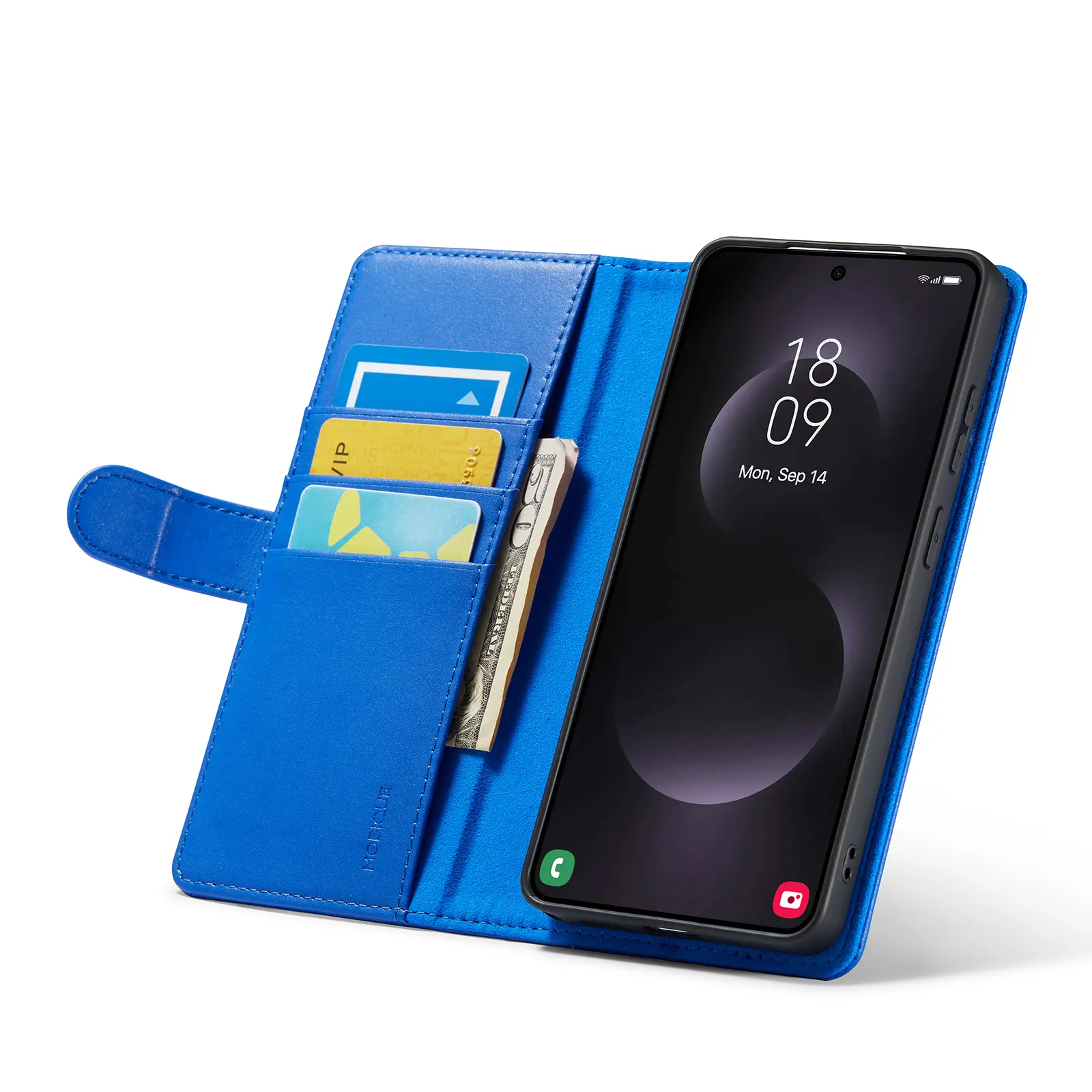 Äkta Läderfodral Samsung Galaxy S26 Ultra Blå