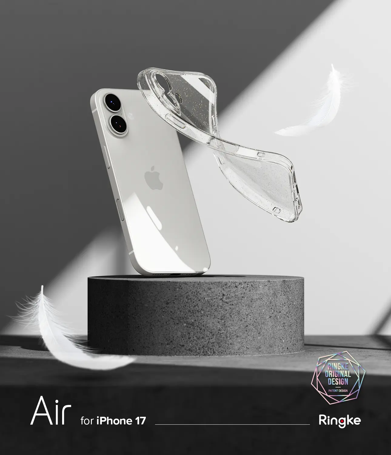 Air Case iPhone 17 Glitter Clear