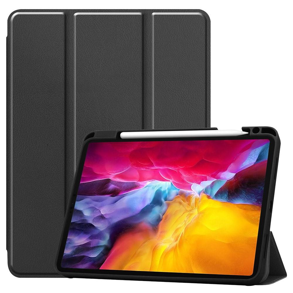 Apple iPad Pro 11 3rd Gen (2021) Etui Tri-fold Pencil-holder Svart