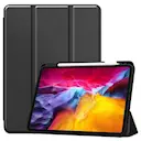 Apple iPad Pro 11 4th Gen (2022) Etui Tri-fold Pencil-holder Svart