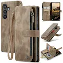 Zipper Wallet Samsung Galaxy S24 Brun