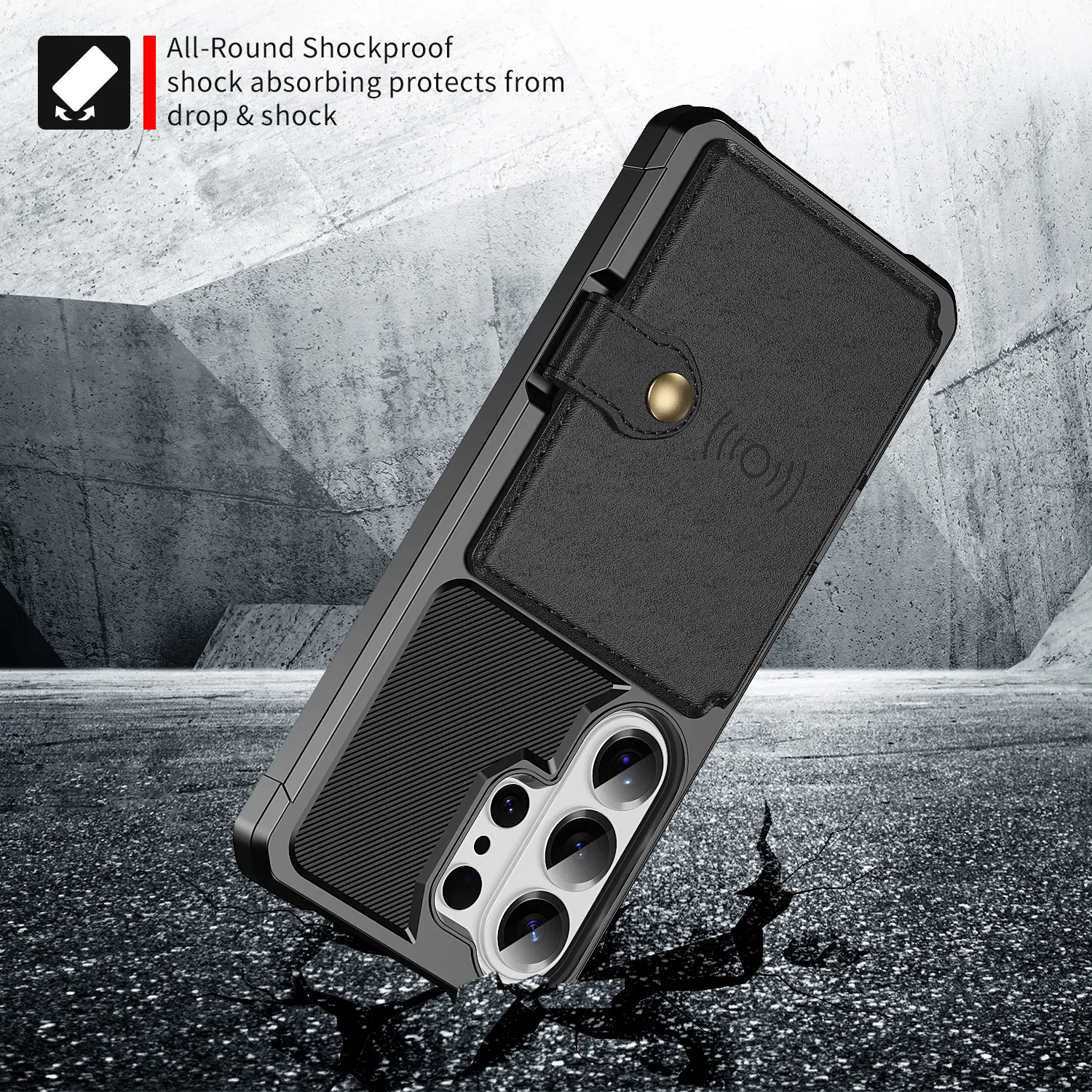 Tough Multi-slot Case Samsung Galaxy S26 Ultra Svart