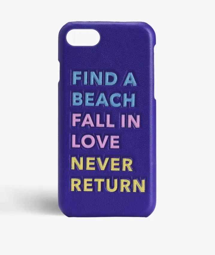 Cover iPhone 7 Find a Beach Purple