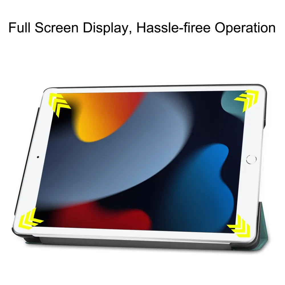 Fodral Tri-fold Apple iPad 10.2 9th Gen (2021) Grön