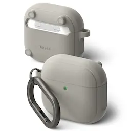 Apple AirPods 4 Onyx MagSafe-suojakuori, Warm Gray