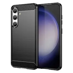 Samsung Galaxy S25 Harjattu TPU-suojakuori, Musta