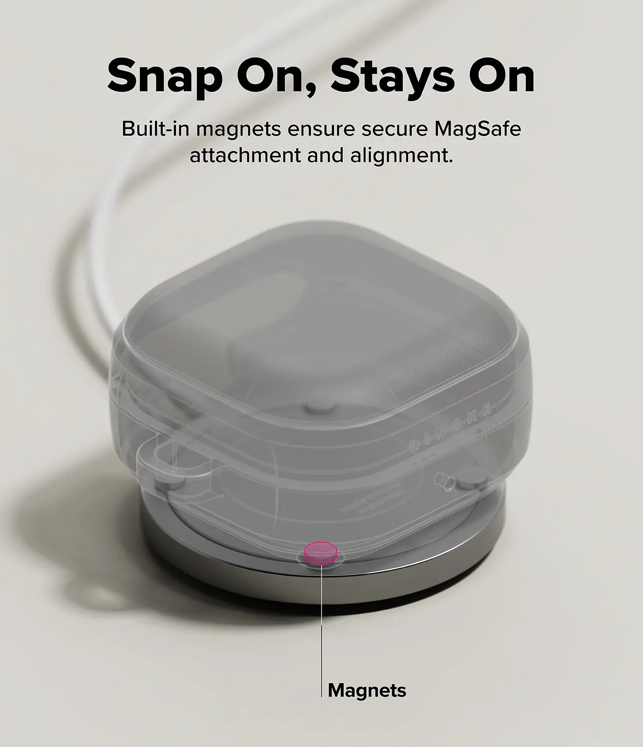 Onyx Magnetic Case Samsung Galaxy Buds 4 Pro Black