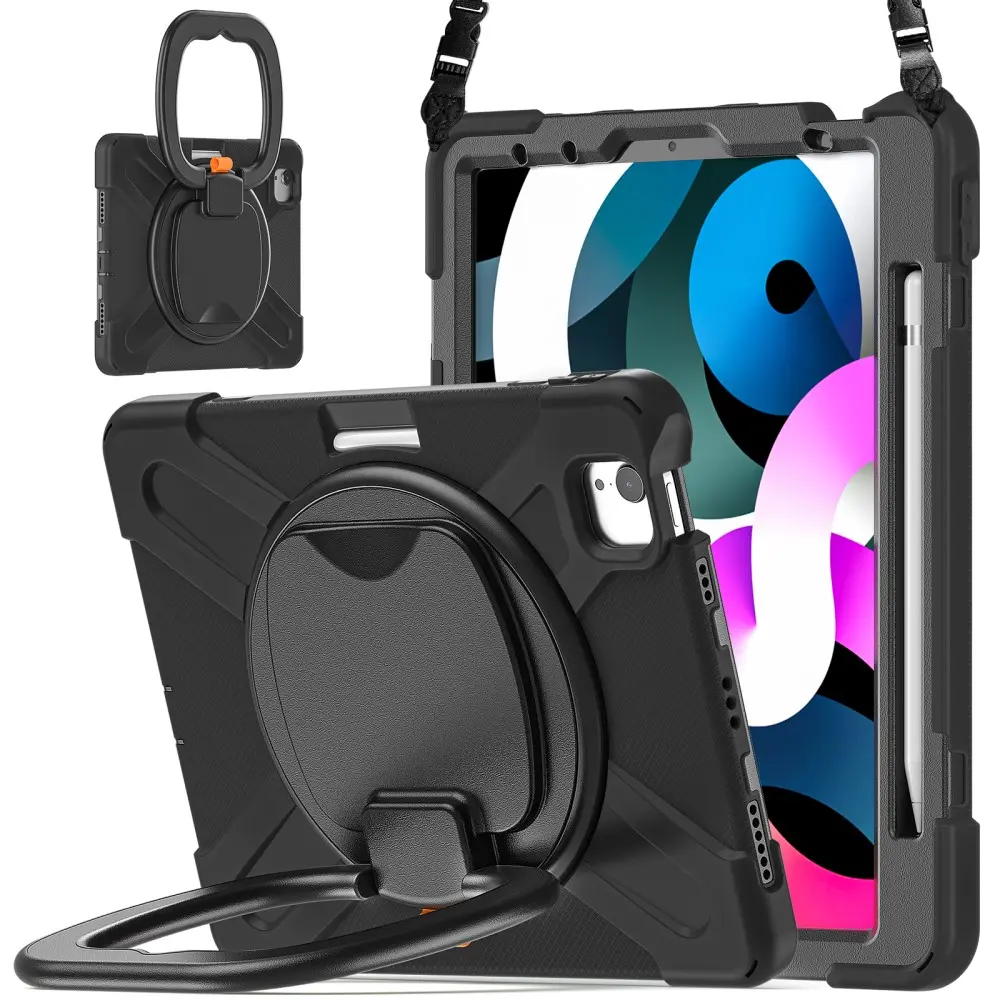 Kickstand Hybridskal med axelrem iPad Pro 11 1st Gen (2018) svart