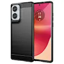 Motorola Edge 50 Fusion Deksel TPU Brushed Svart